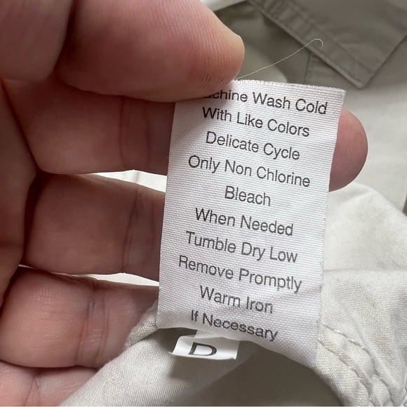 CAbi jacket style 777 Sandy Trench Coat khaki cream color size 8 no belt - Picture 9 of 14